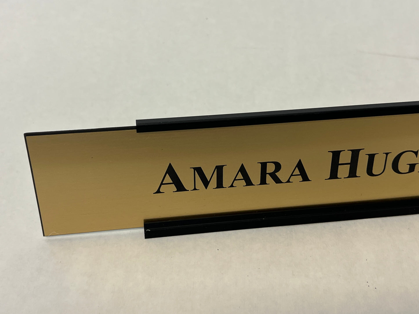 Amara Hughes Office & Desk Nameplates Ambitions (2019) Movie Prop Y'allywood Props   