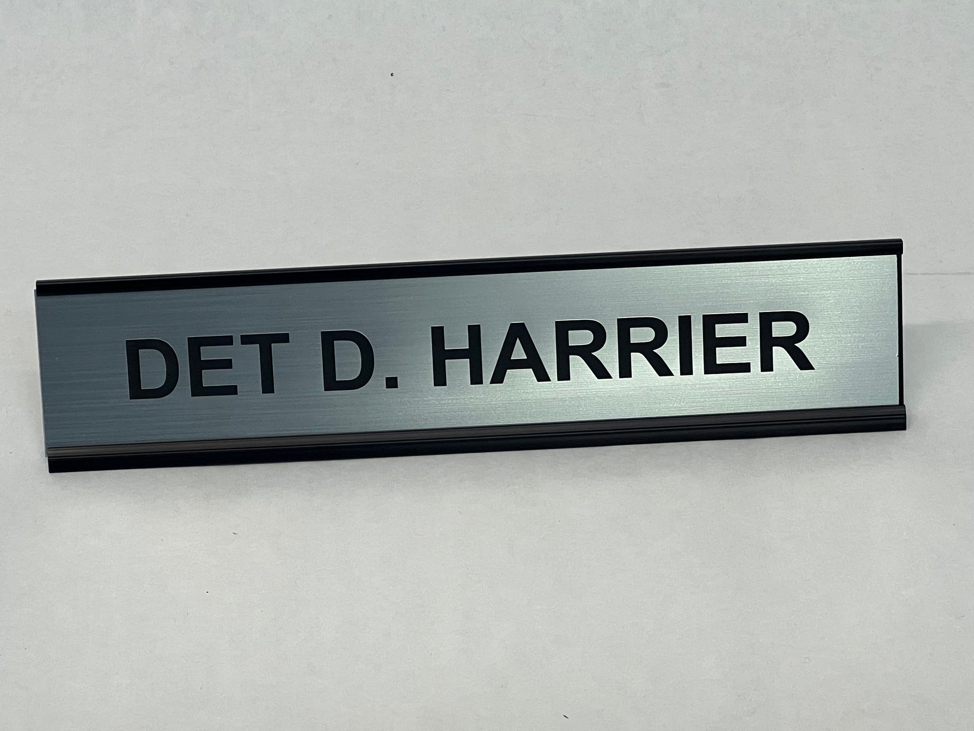 Detective Don Harrier's Nameplate The Outsider (2020) Movie Prop Y'allywood Props   