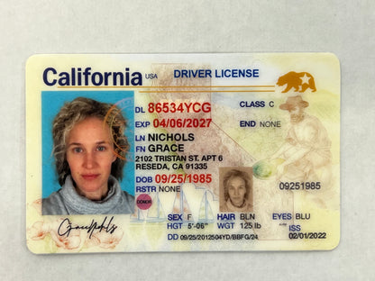 Tory's Mom's Back-Up Driver License S6E5 Cobra Kai Movie Prop Y'allywood Props   