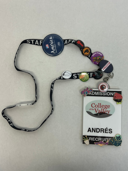 Andres Nametag Lanyard S6E2 Cobra Kai Movie Prop Y'allywood Props   