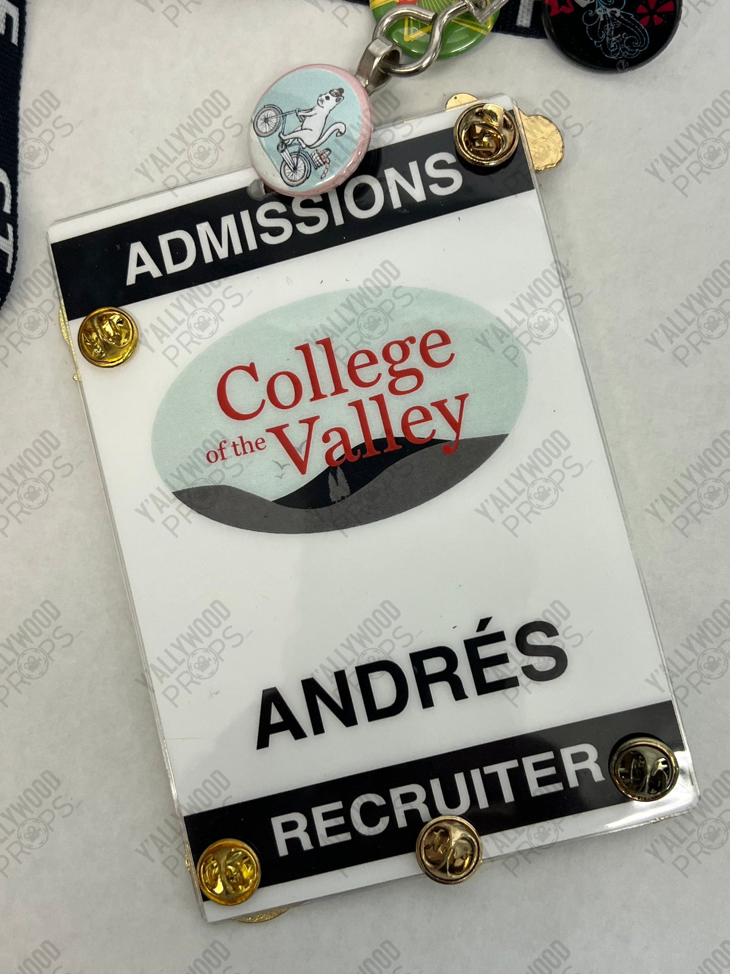 Andres Nametag Lanyard S6E2 Cobra Kai Movie Prop Y'allywood Props   