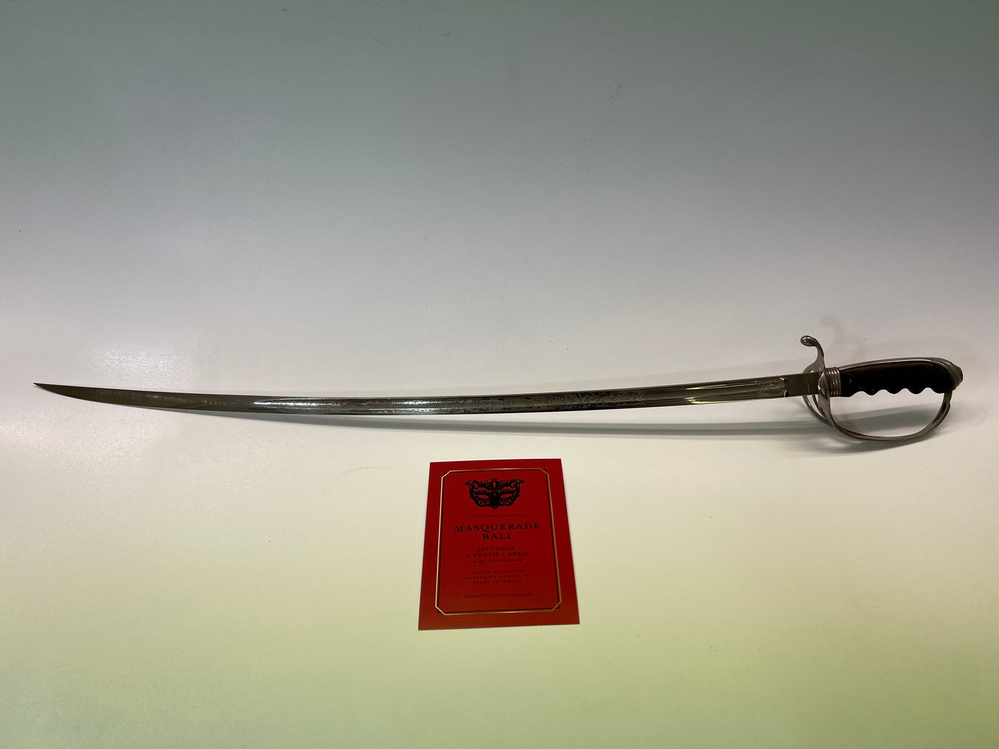 Sword from Red Notice Fight Scene Movie Prop Y'allywood Props   