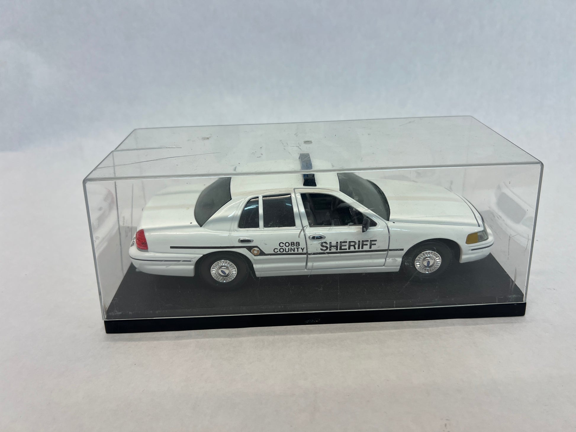 Cobb County Sheriff Eartl Car Benicio del Toro's Desk in Reptile Movie Prop Y'allywood Props   