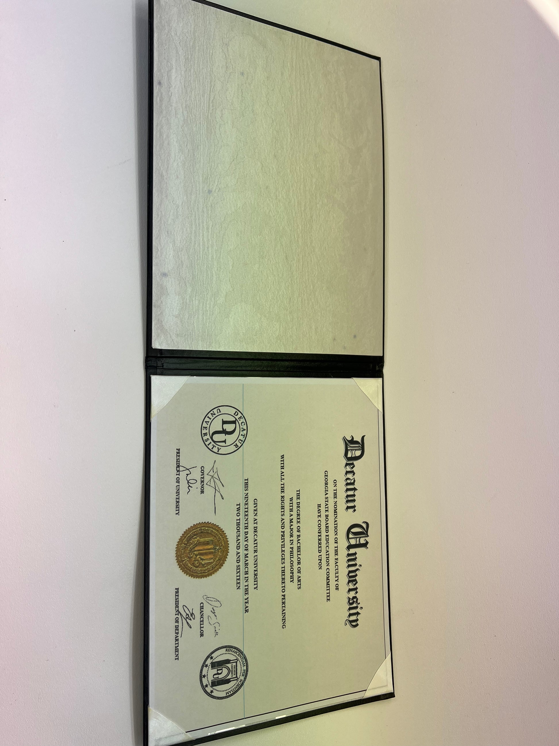 Diploma & Program from Life of the Party Movie Prop Y'allywood Props   