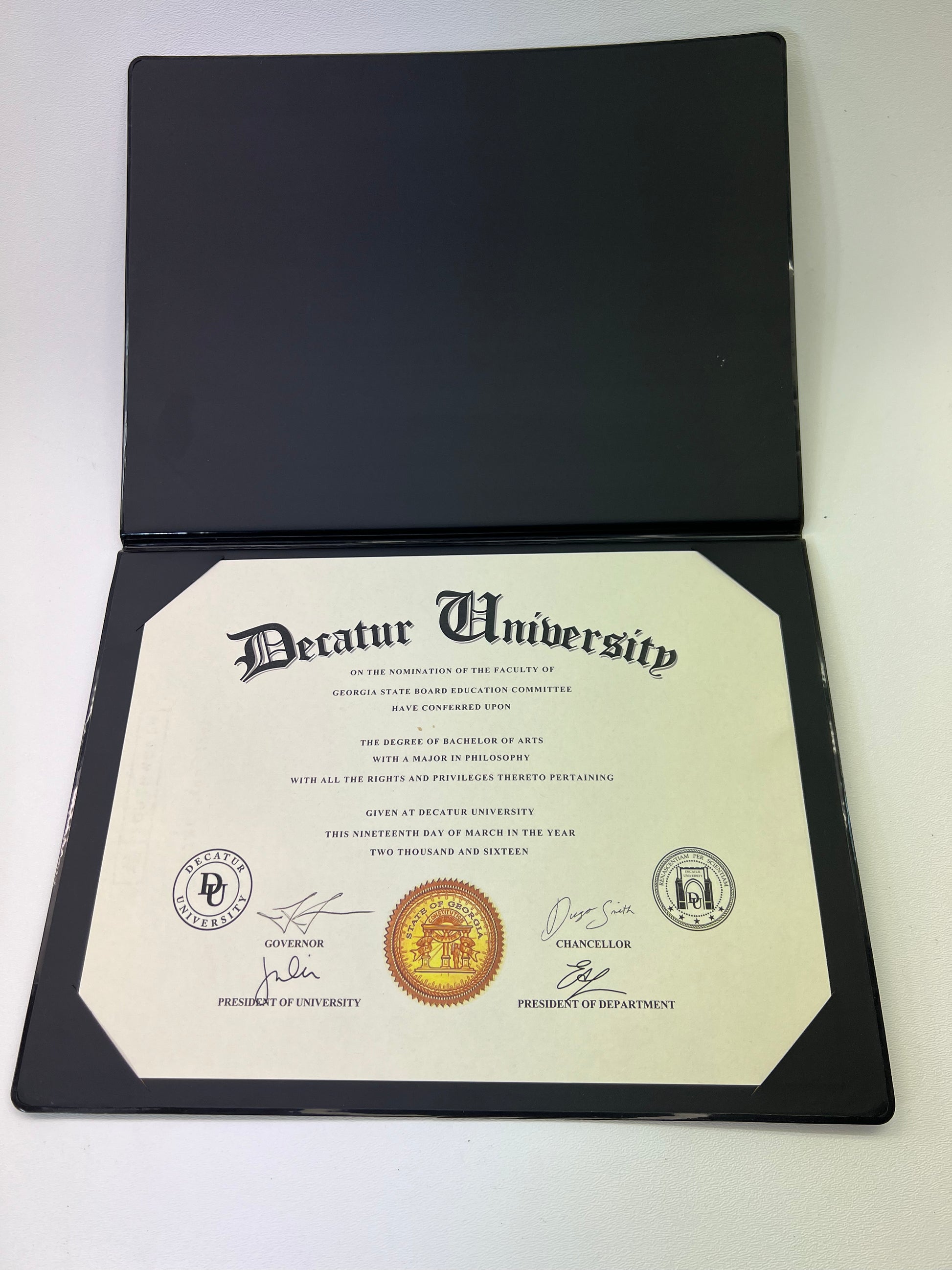 Diploma from Life of the Party Movie Prop Y'allywood Props   