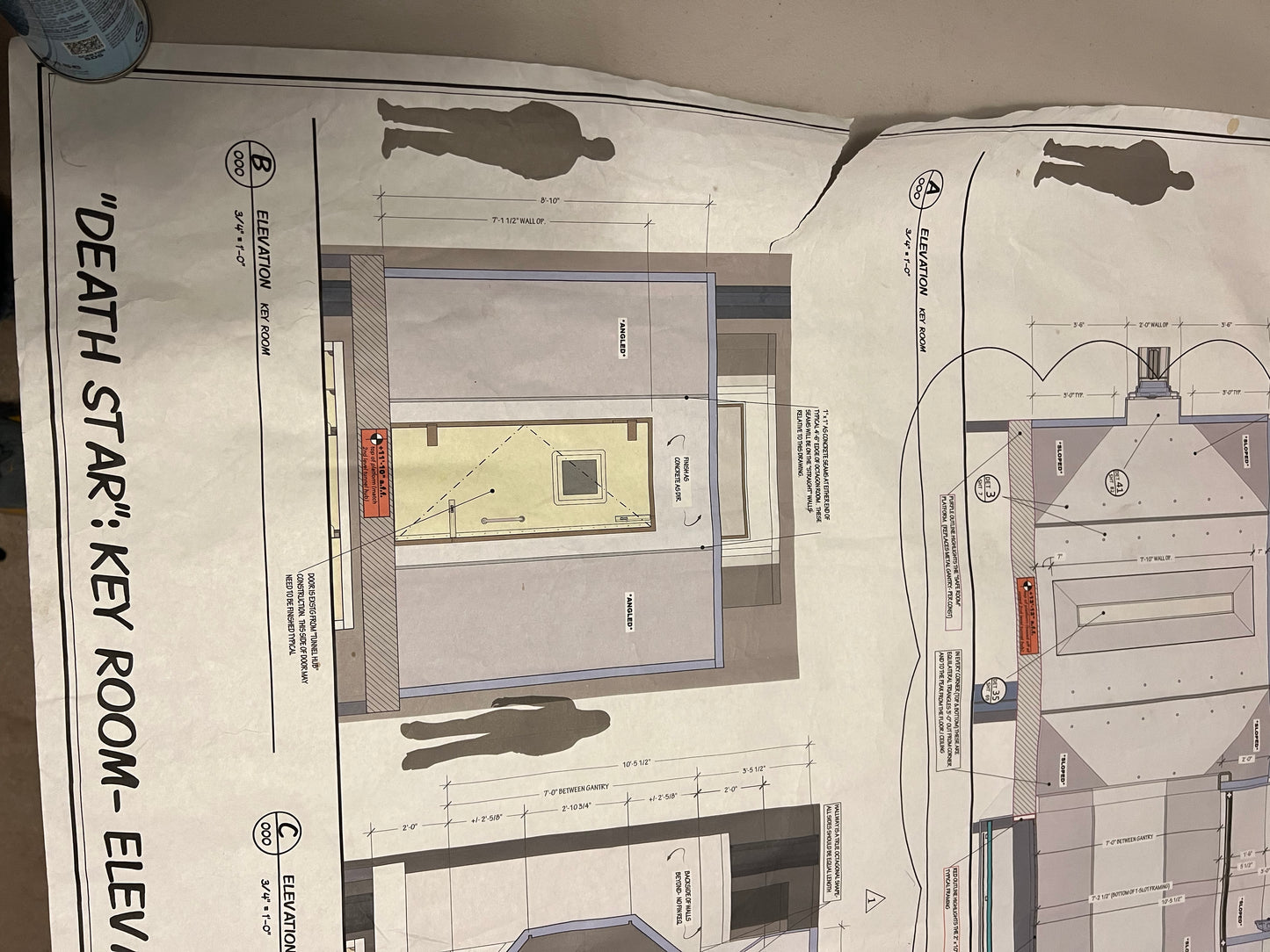 Russian Lab in Starcourt Mall Blueprints Stranger Things Movie Prop Y'allywood Props   