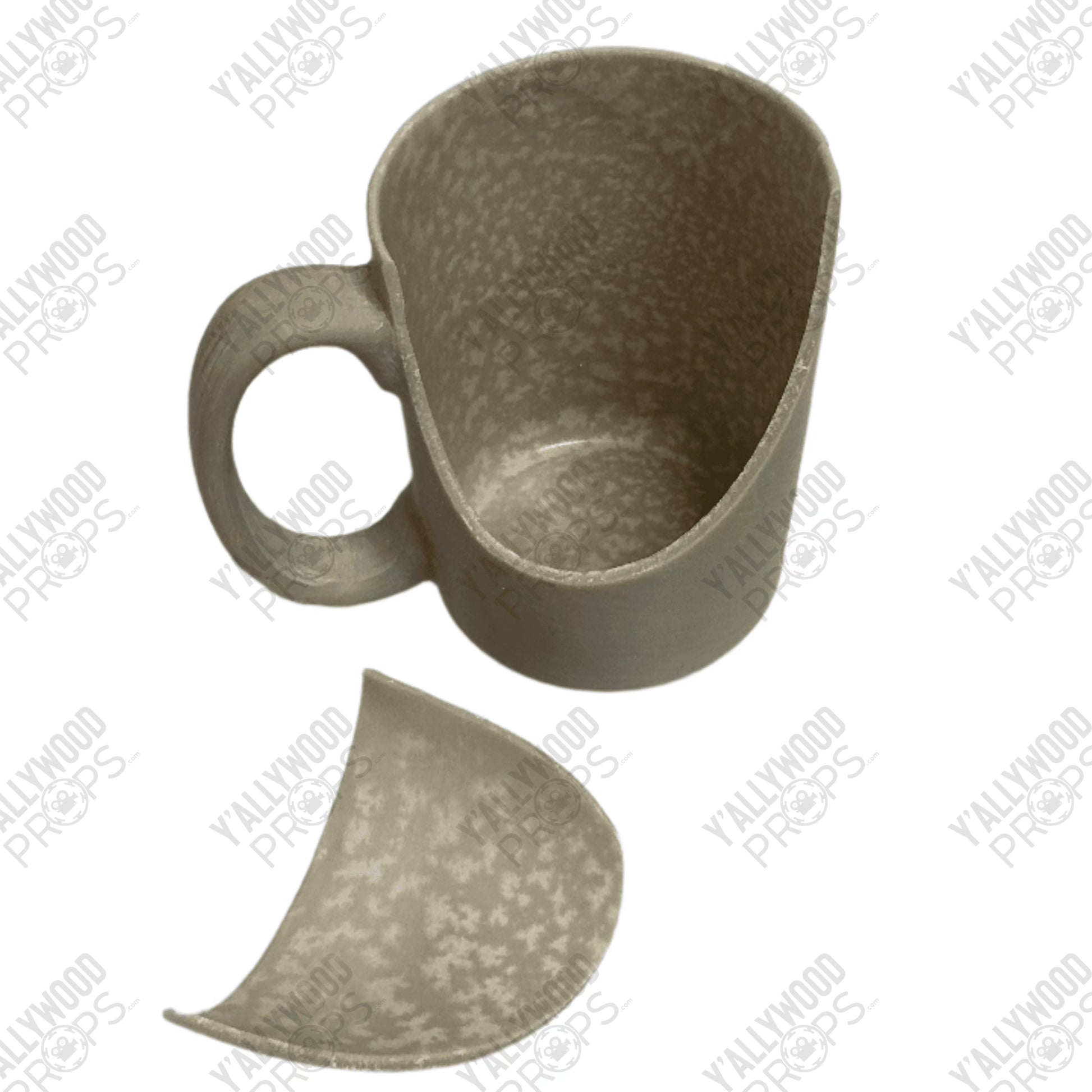 Breakaway Prop Mugs (Unknown Film) Movie Prop Y'allywood Props Broken Mug