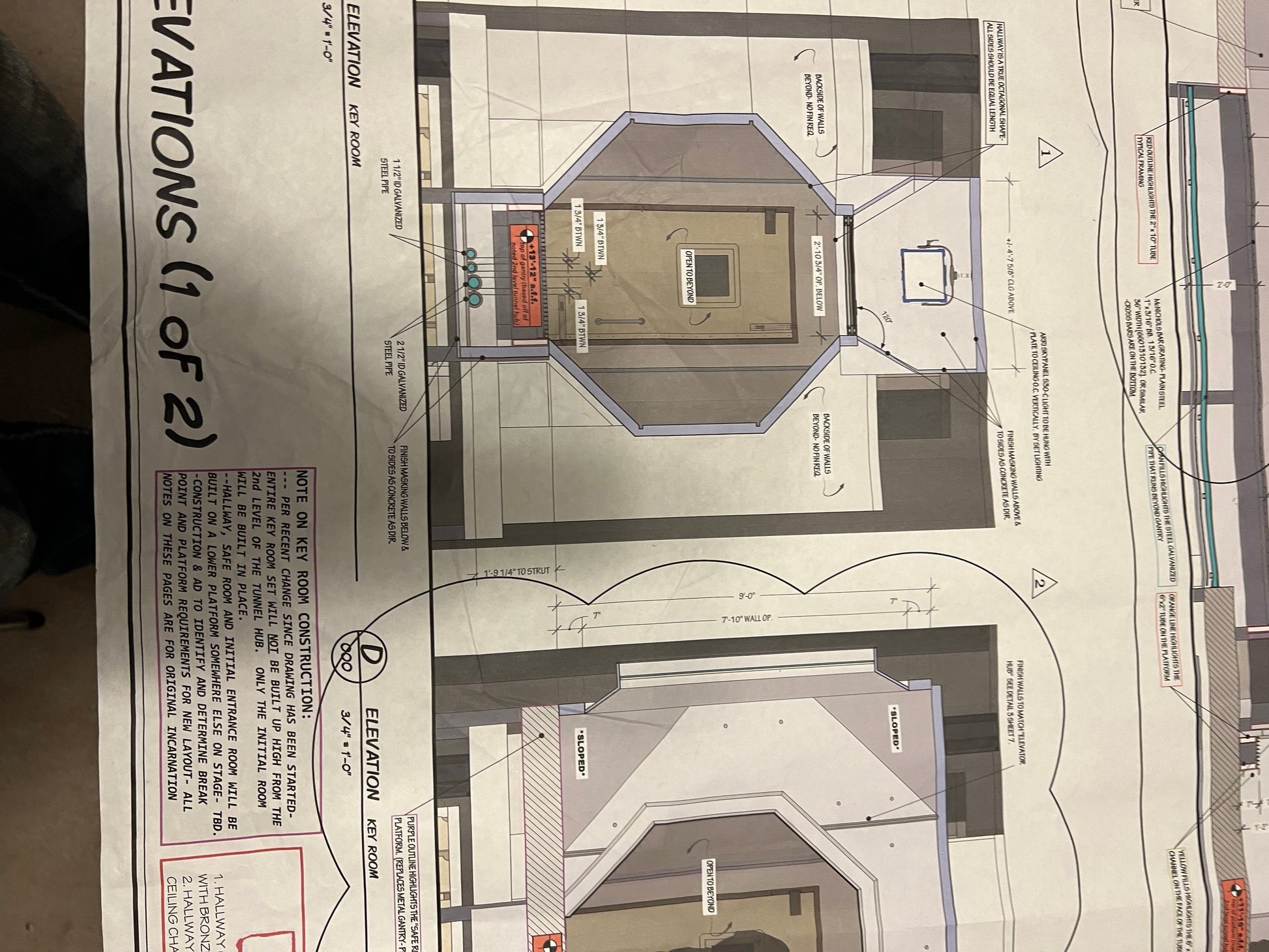 Russian Lab in Starcourt Mall Blueprints Stranger Things Movie Prop Y'allywood Props   