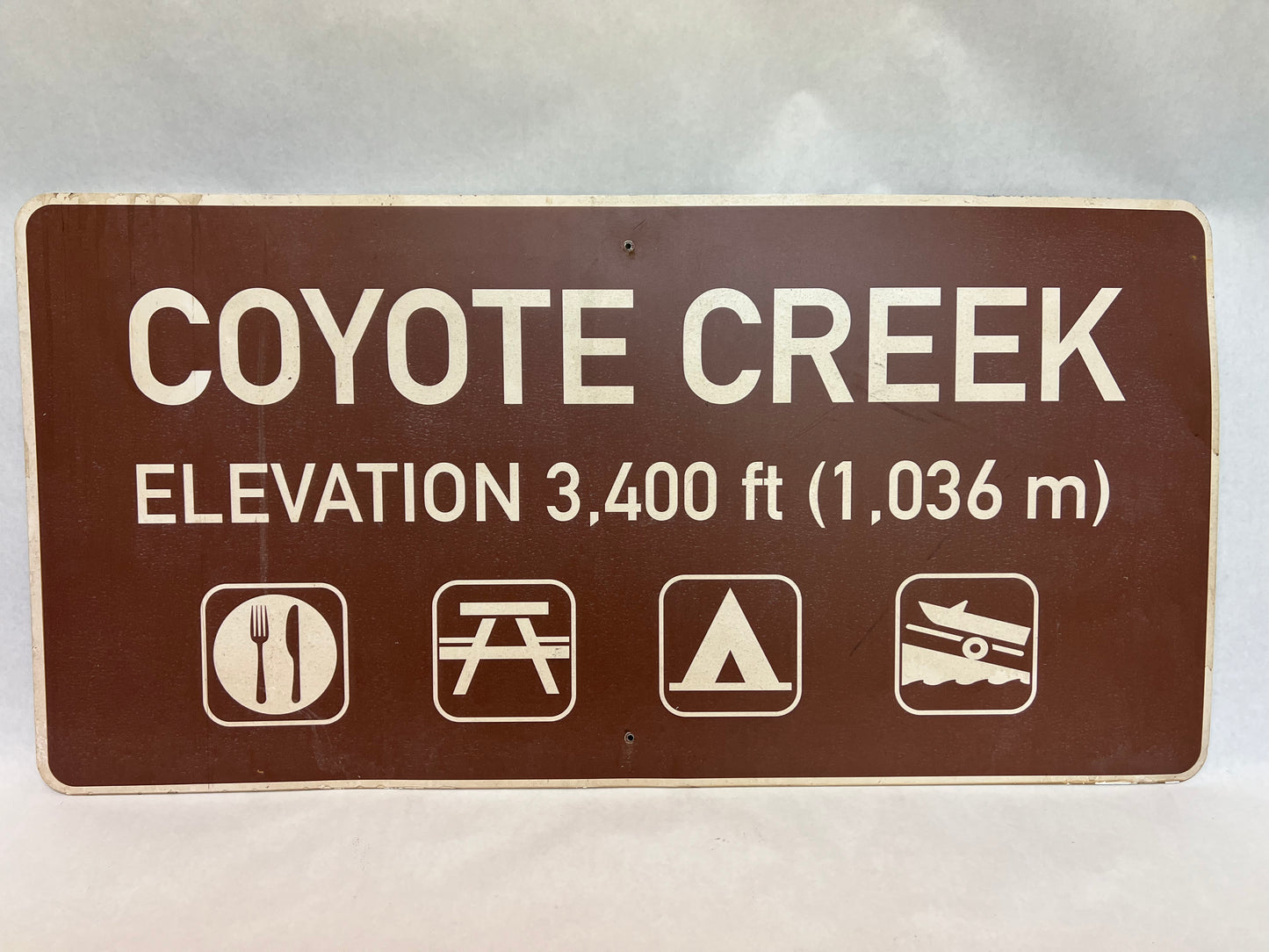 Coyote Creek Sign S6E1 Cobra Kai Movie Prop Y'allywood Props