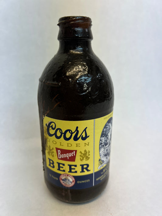 Foam Coors Banquet Bottle S6E5 Cobra Kai Movie Prop Y'allywood Props Bottle A