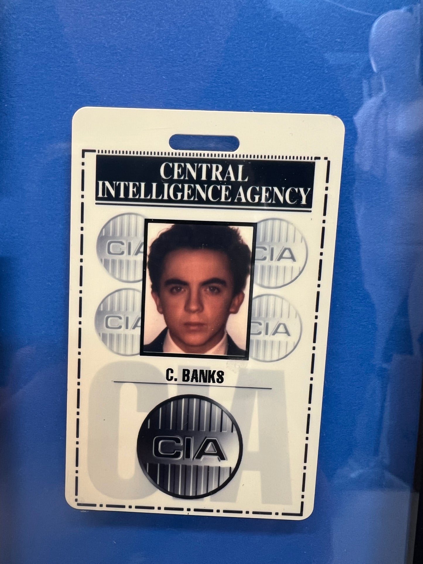 Frankie Muniz CIA ID Badge Agent Cody Banks (2003) Movie Prop Y'allywood Props