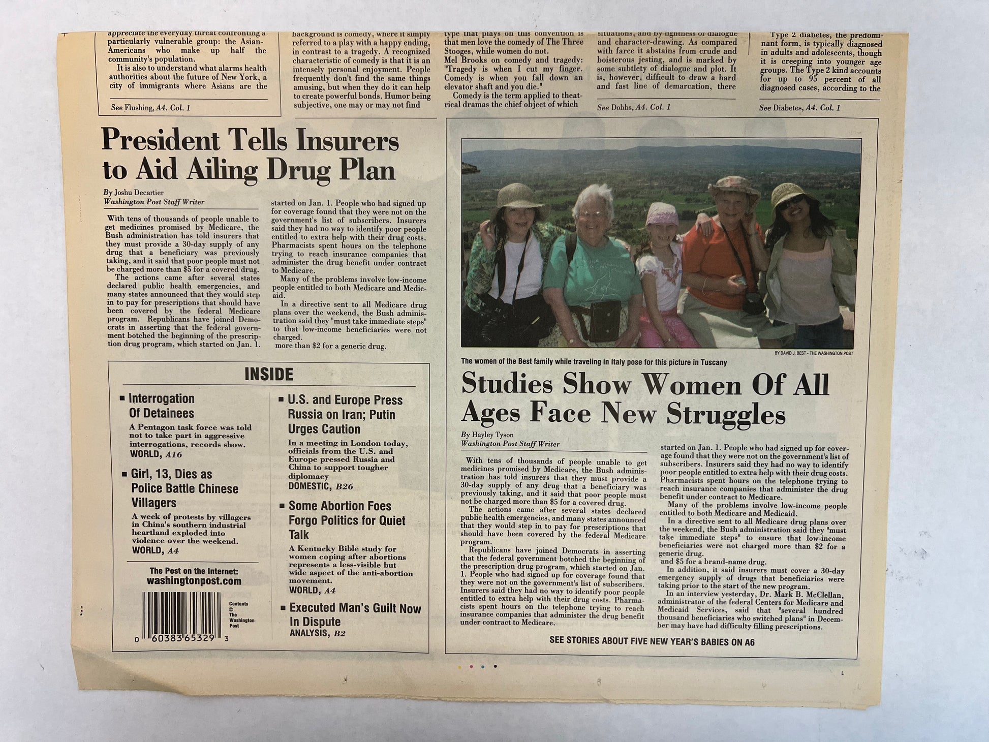Robin Williams Newspaper Man of the Year (2006) Movie Prop Y'allywood Props