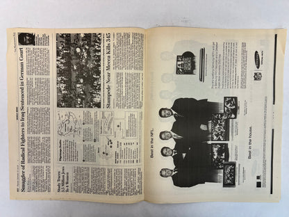 Robin Williams Newspaper Man of the Year (2006) Movie Prop Y'allywood Props