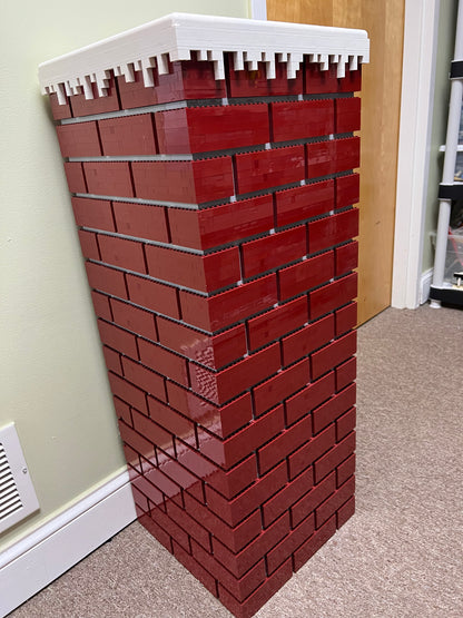 LEGO Chimney from LEGO Masters Holiday Special Movie Prop Atlanta Brick Co   