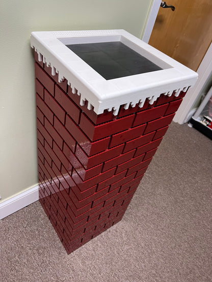 LEGO Chimney from LEGO Masters Holiday Special Movie Prop Atlanta Brick Co   