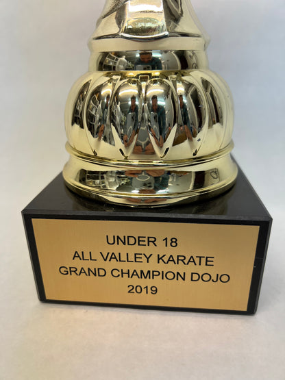 All Valley Grand Champion Dojo Trophy S4 Cobra Kai Movie Prop Y'allywood Props