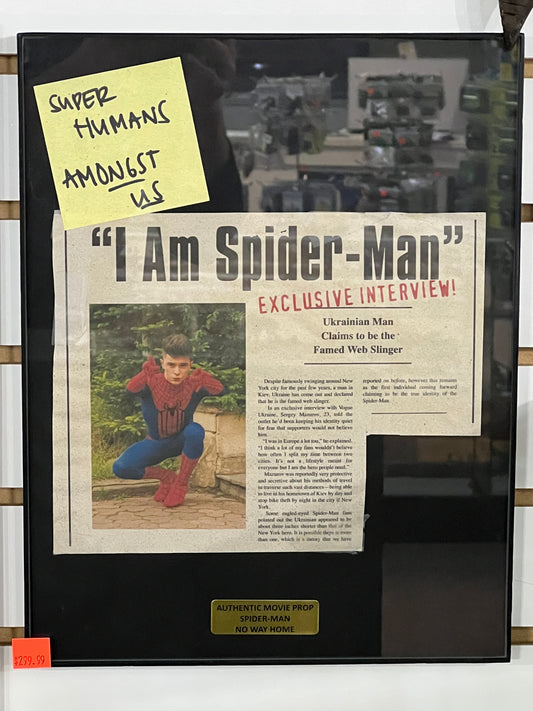 James Jonah Jameson Clippings Spider-man: No Way Home Movie Prop Atlanta Brick Co   