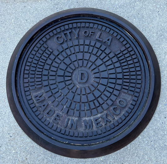 Prop Manhole Cover Den of Thieves (2018) Movie Prop Atlanta Brick Co