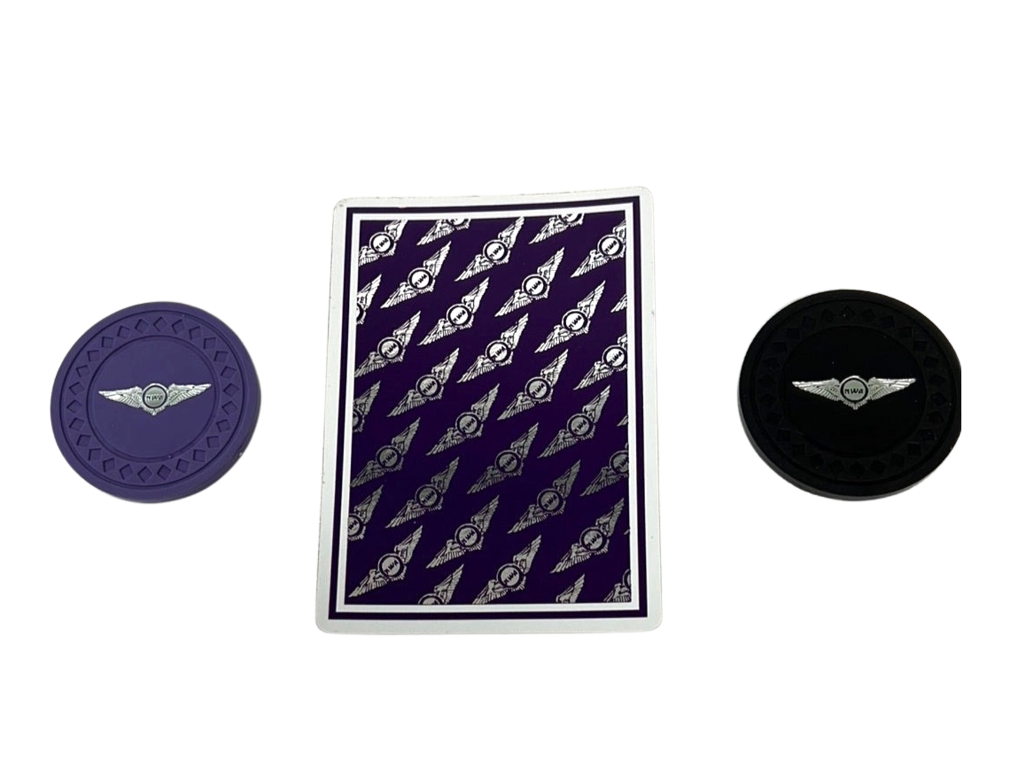 NWA Poker Chips and Card from Soul Plane Movie Prop Y'allywood Props   