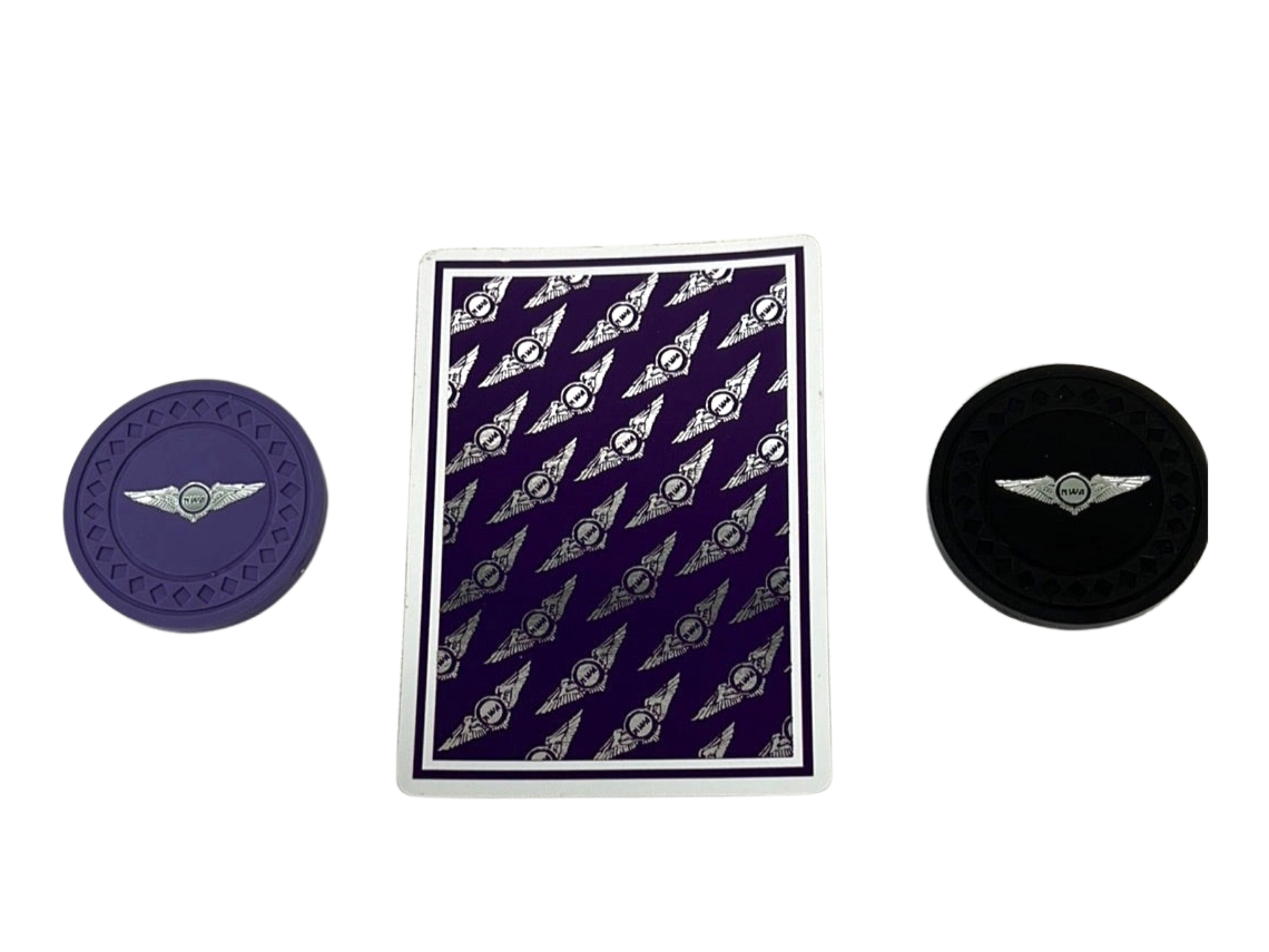 NWA Poker Chips and Card from Soul Plane Movie Prop Y'allywood Props   