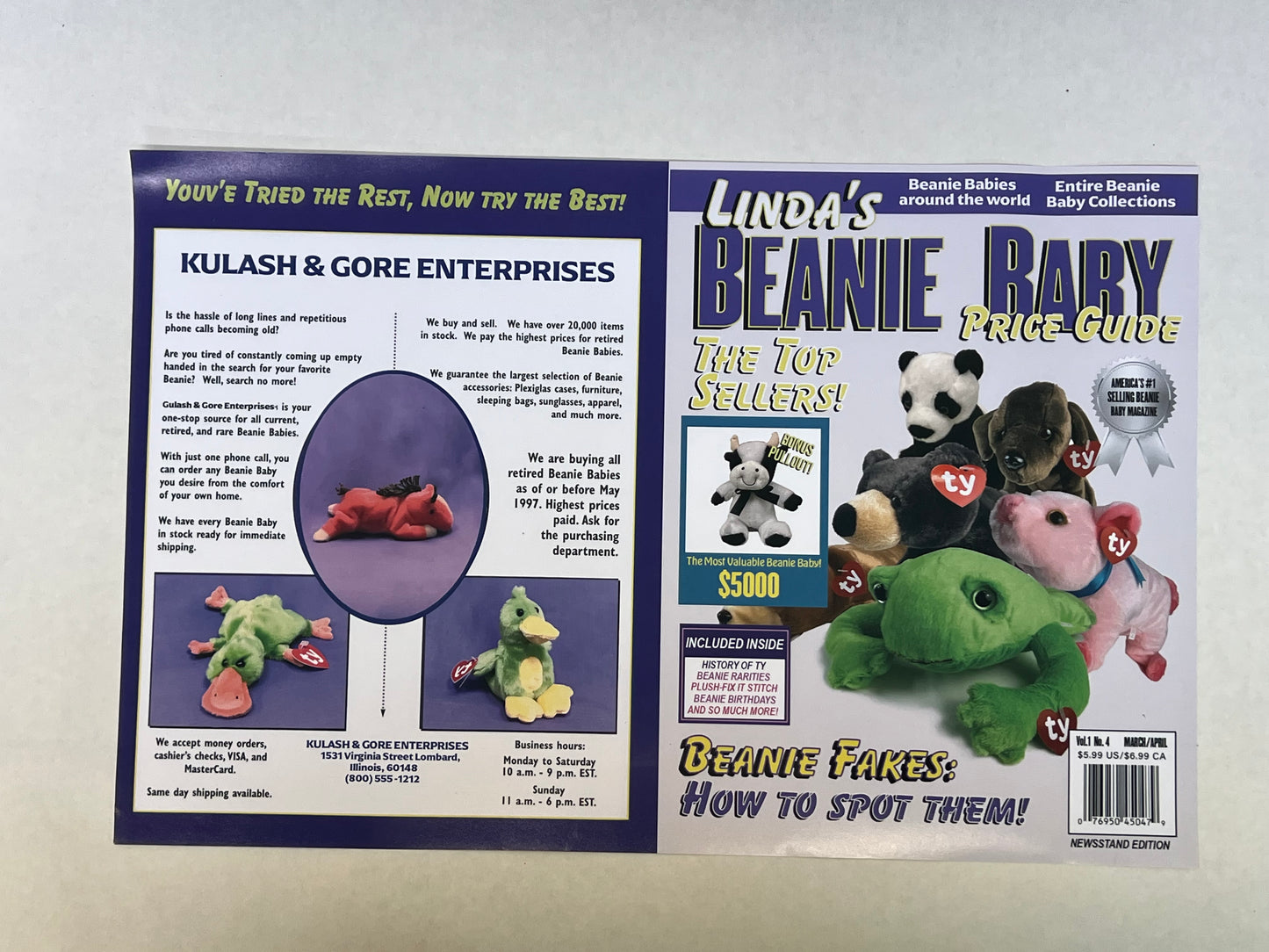 Linda's Beanie Baby Price Guide The Beanie Bubble (2023) Movie Prop Y'allywood Props Purple Cover Production Backup