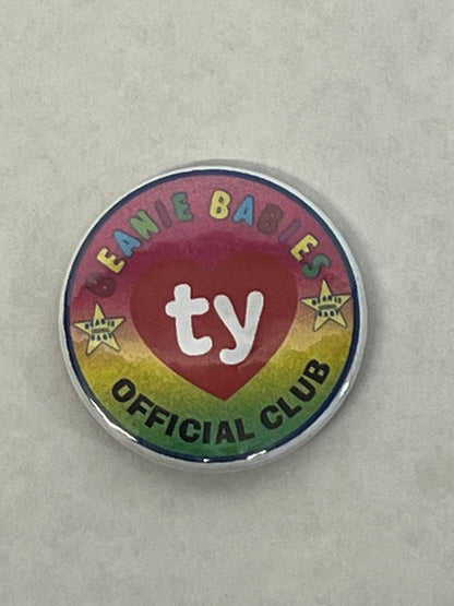 Linda's Buttons The Beanie Bubble (2023) Movie Prop Y'allywood Props Official Club Rainbow