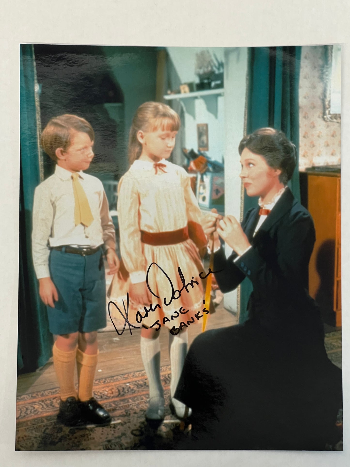 Karen Dotrice Signed 8x10" Mary Poppins Movie Prop Y'allywood Props