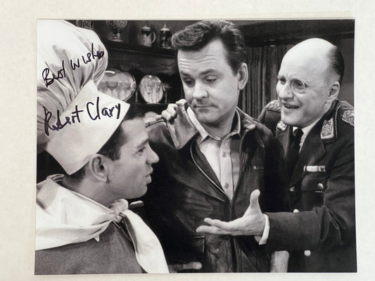 Robert Clary Signed 8x10" Hogan's Heroes Movie Prop Y'allywood Props