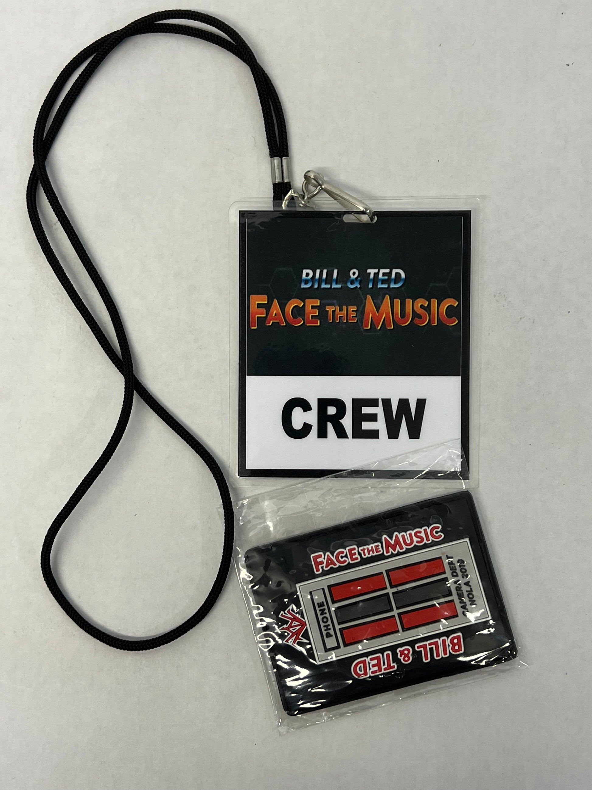 Bill & Ted Face the Music Crew Pass & Patch Movie Prop Y'allywood Props