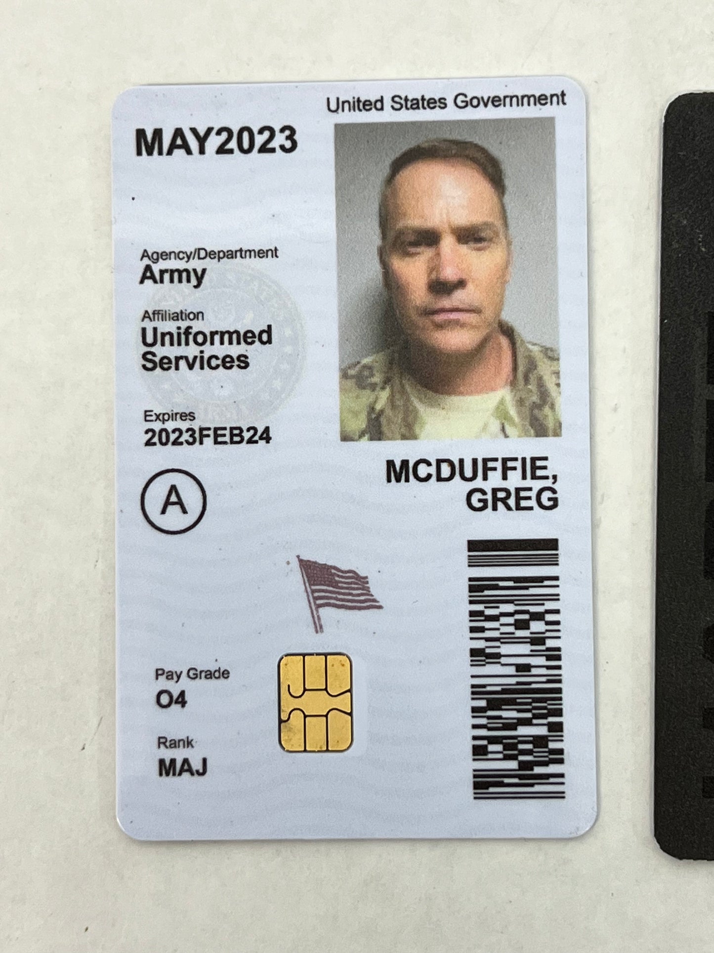 Greg McDuffie ID & Credit Cards Naomi (2022) Movie Prop Y'allywood Props