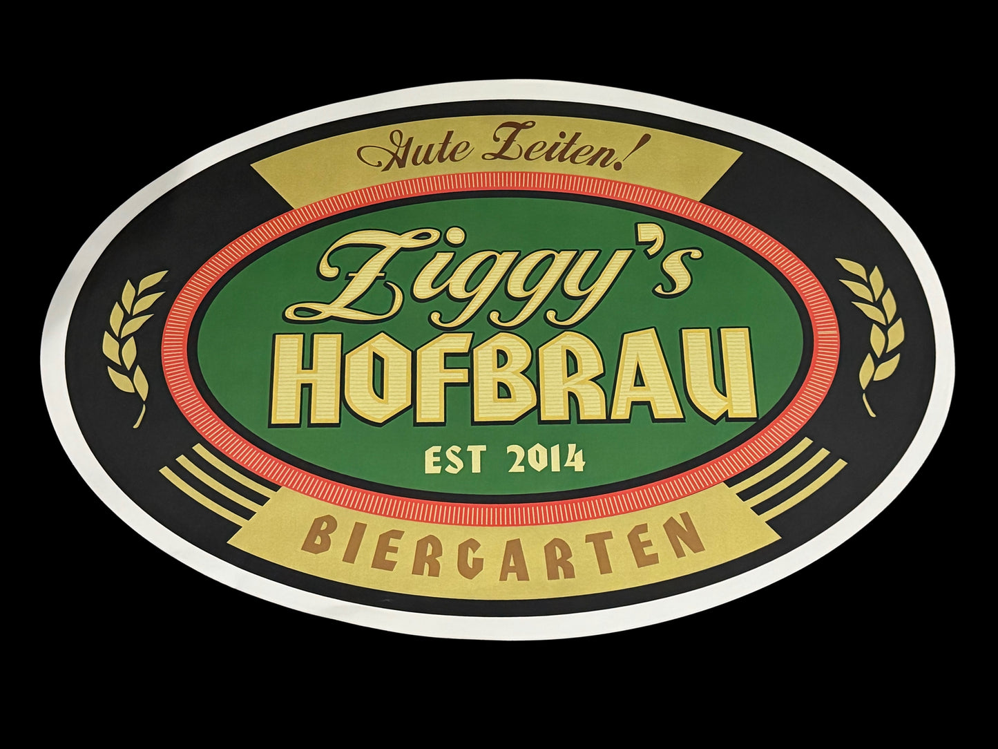 Ziggy's Hofbrau Sign Den of Thieves (2018) Movie Prop Y'allywood Props
