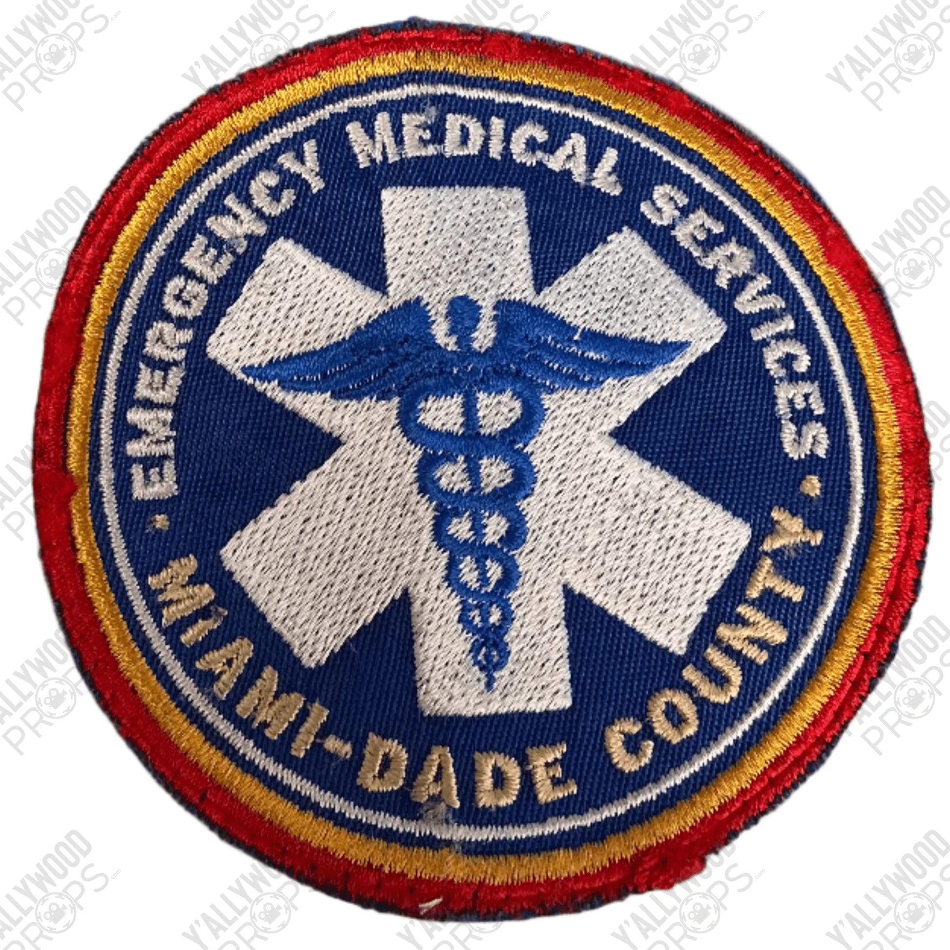 Miami-Dade Paramedic Patch Bad Boys 4 Ride or Die Movie Prop Y'allywood Props