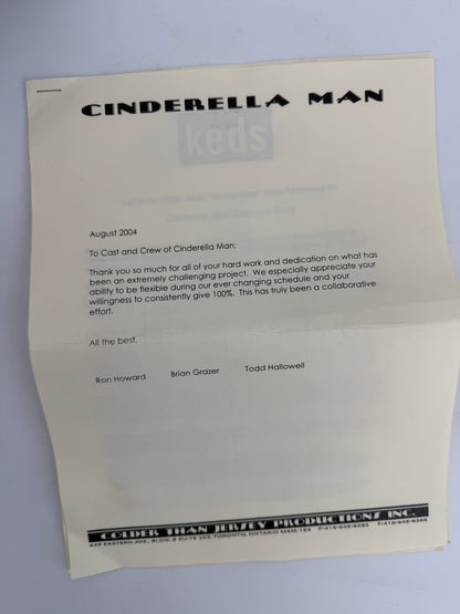 Keds Shoes Cast & Crew Gift Cinderella Man (2005) Crew Gift Y'allywood Props