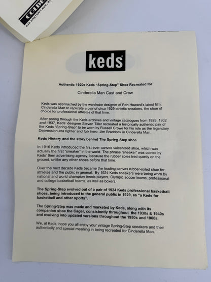 Keds Shoes Cast & Crew Gift Cinderella Man (2005) Crew Gift Y'allywood Props