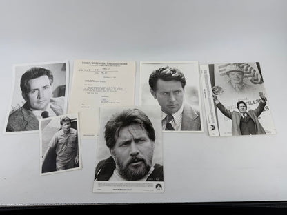 Martin Sheen Photos w/ Letter from his Assistant for Alfred Hitchcock Presents Movie Prop Y'allywood Props
