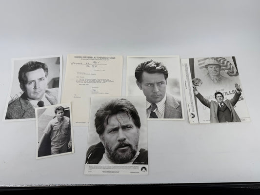 Martin Sheen Photos w/ Letter from his Assistant for Alfred Hitchcock Presents