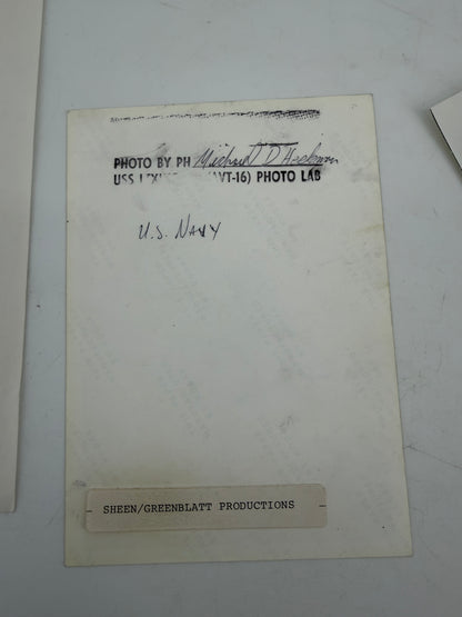 Martin Sheen Photos w/ Letter from his Assistant for Alfred Hitchcock Presents Movie Prop Y'allywood Props