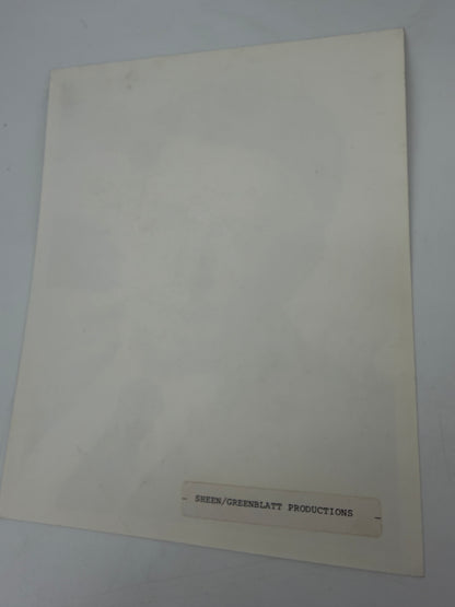 Martin Sheen Photos w/ Letter from his Assistant for Alfred Hitchcock Presents Movie Prop Y'allywood Props