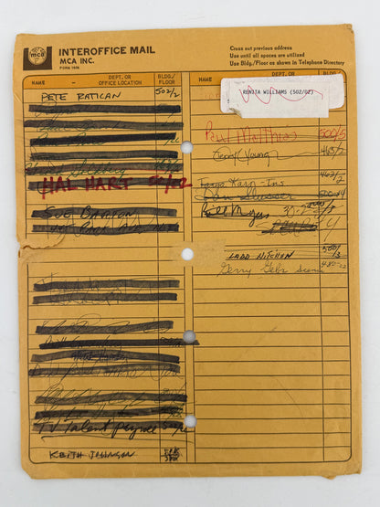 Martin Sheen Photos w/ Letter from his Assistant for Alfred Hitchcock Presents Movie Prop Y'allywood Props