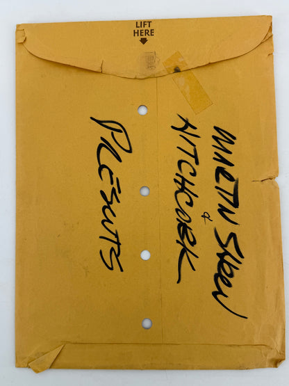 Martin Sheen Photos w/ Letter from his Assistant for Alfred Hitchcock Presents Movie Prop Y'allywood Props