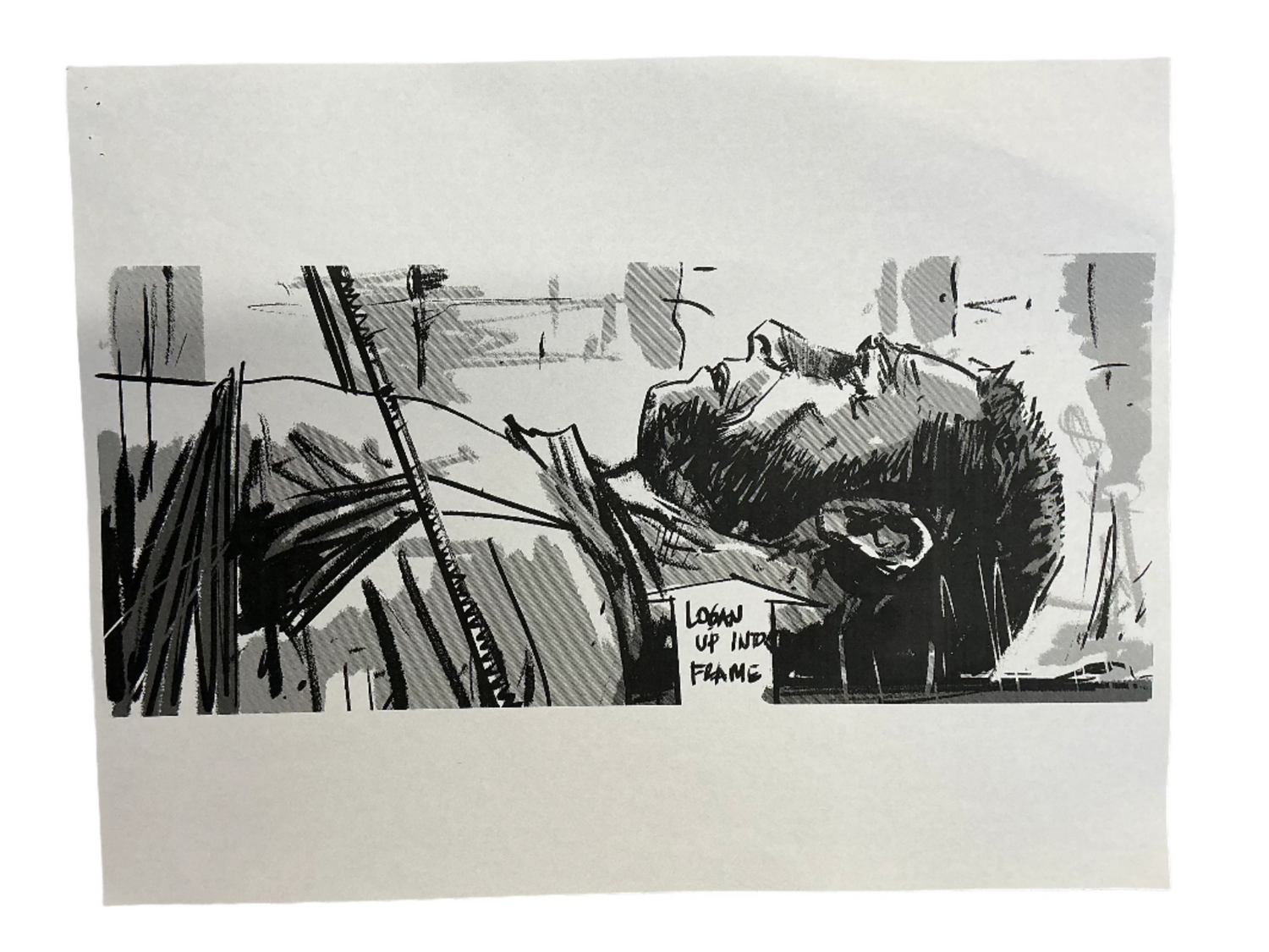 Eden Set Story Board Logan (2017) Memorabilia Y'allywood Props Paper 1