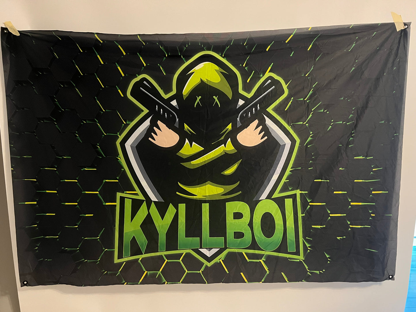 KyllBoy Flag The Family Plan w/ Mark Wahlberg Movie Prop Y'allywood Props   