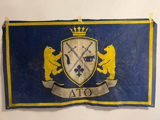 DTO Fraternity Flag from Life of the Party Movie Prop Y'allywood Props   