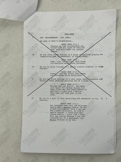 The Wonder Years (2021) Call Sheet & Script S1E13 Movie Prop Y'allywood Props