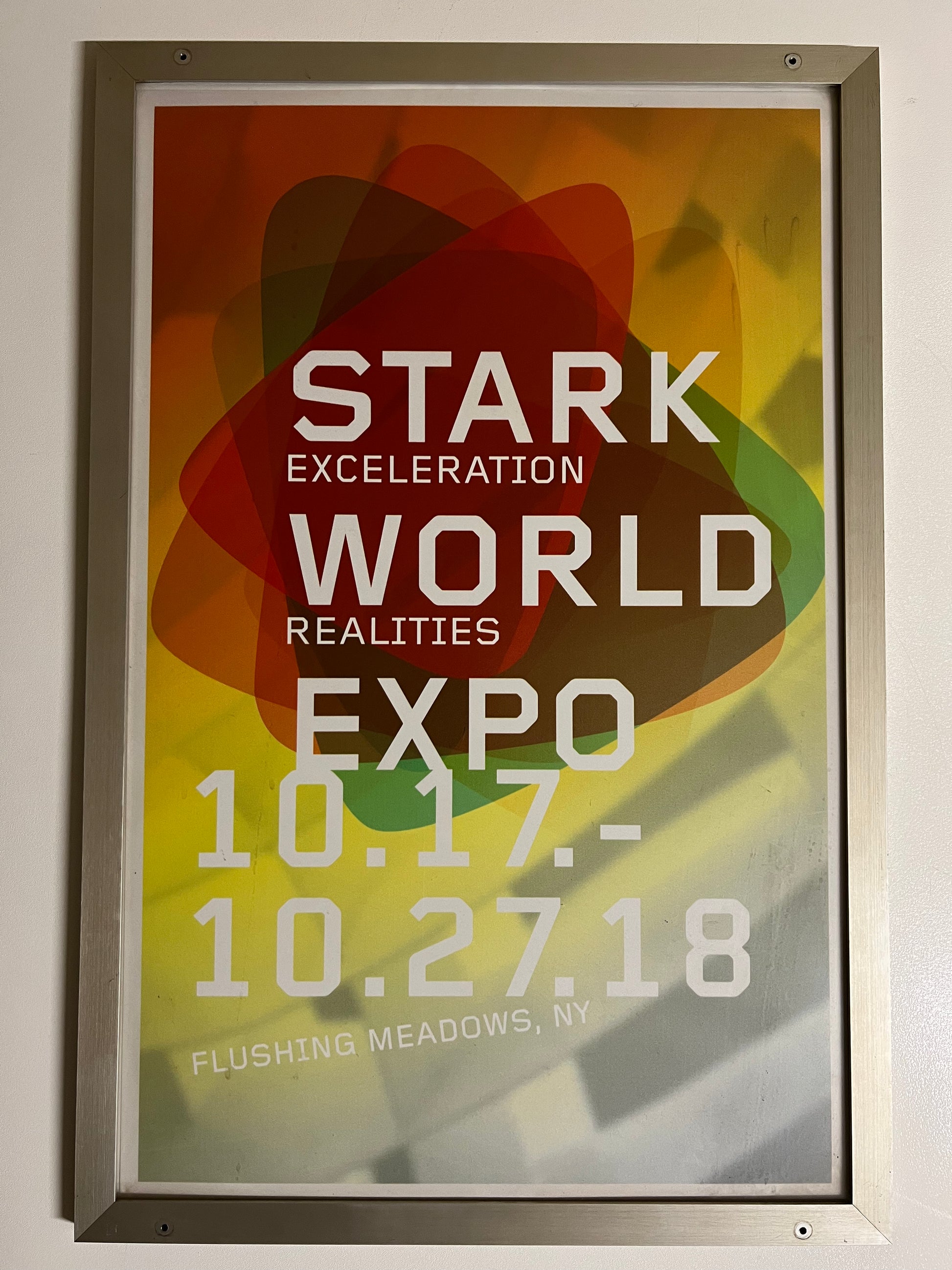 Stark Expo Sign from Ferry Spider-man: Homecoming Movie Prop Atlanta Brick Co   