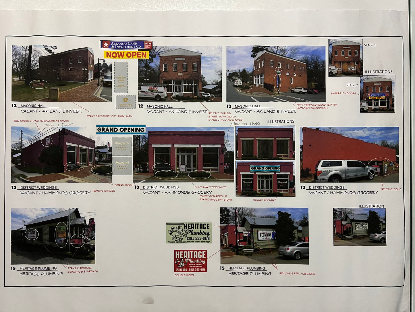 Mena Street Blueprints American Made Movie Prop Atlanta Brick Co Site Pics 2  