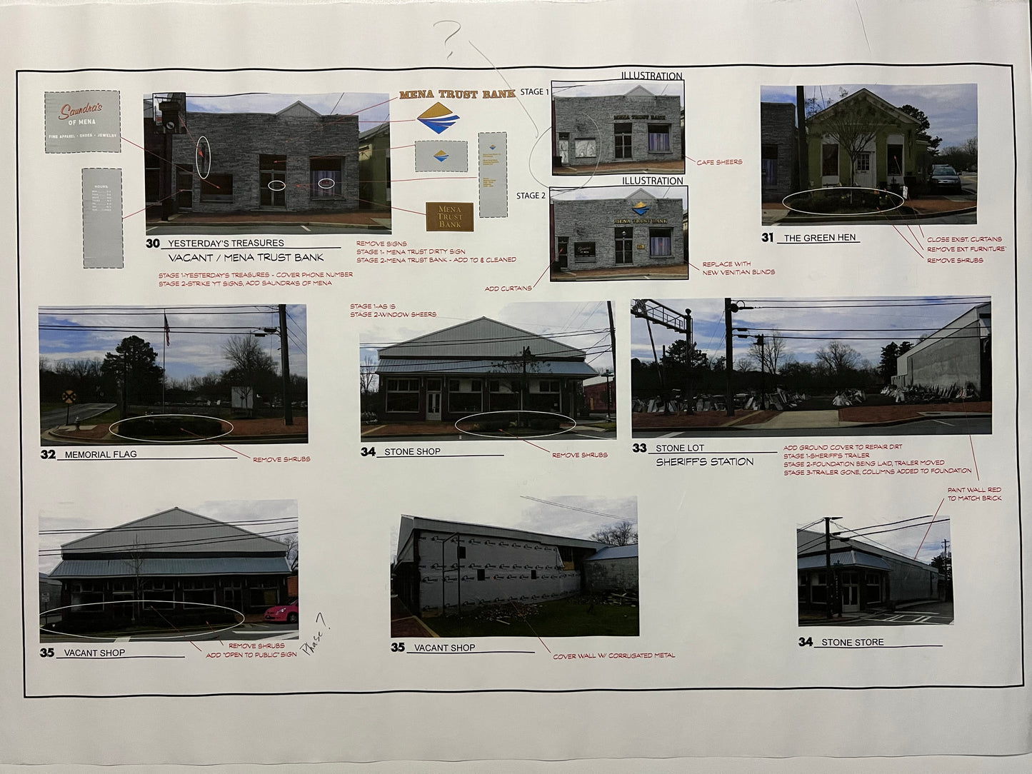 Mena Street Blueprints American Made Movie Prop Atlanta Brick Co Site Pics 4  