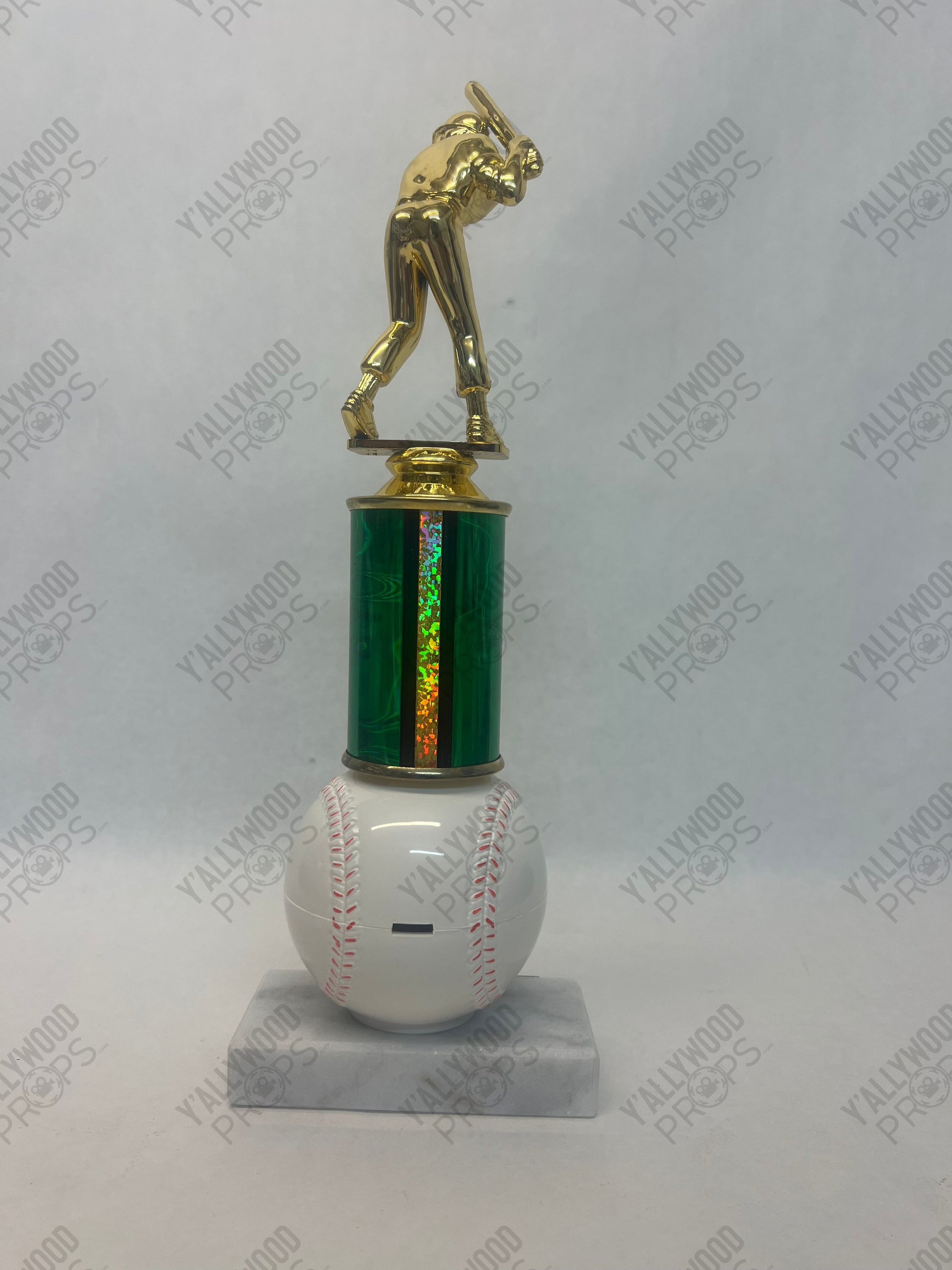 Adonis Creed High School Baseball Trophy Creed III (2023) Movie Prop Y'allywood Props