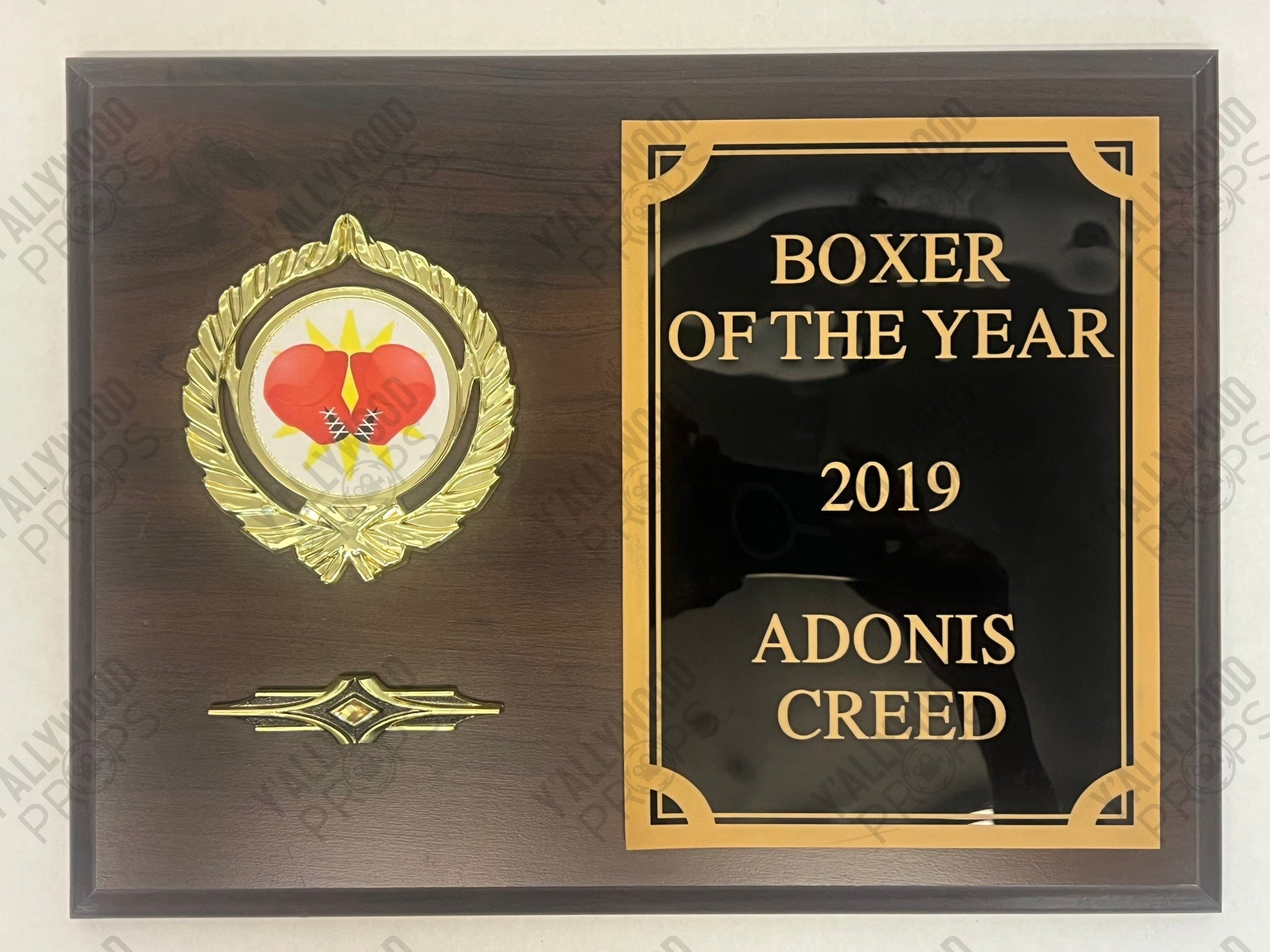 Adonis Creed Delphi Gym Award Creed III (2023) Movie Prop Y'allywood Props