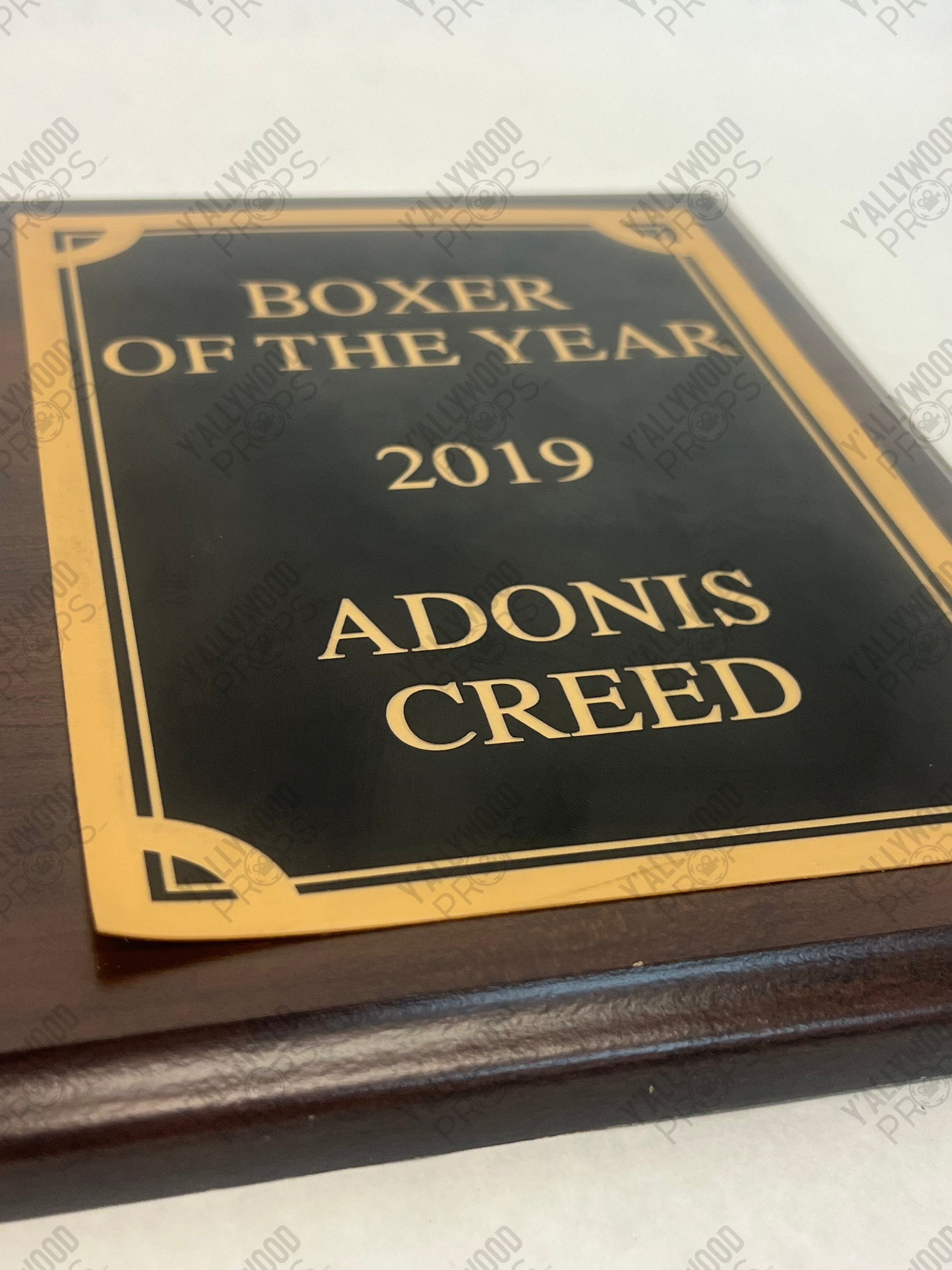 Adonis Creed Delphi Gym Award Creed III (2023) Movie Prop Y'allywood Props
